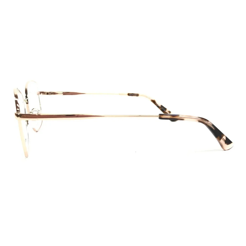 Marchon NYC Eyeglasses Frames M-4033 770 Rose Gold Cat Eye Wire Rim 53-17-140